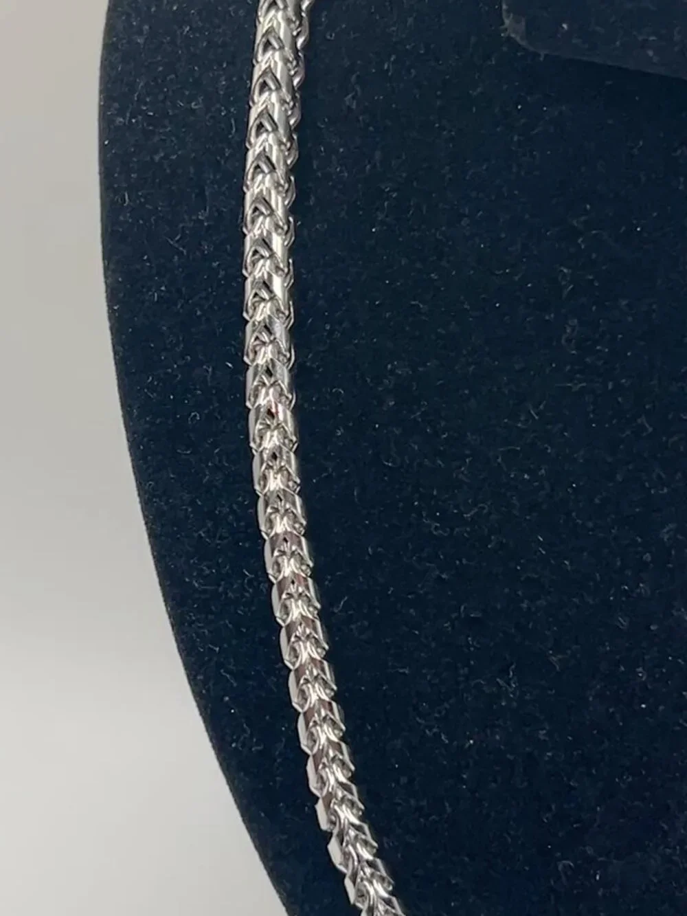 Mens Real Silver Franco Chain 22 Inch Solid Box Link Plated Durable Street New